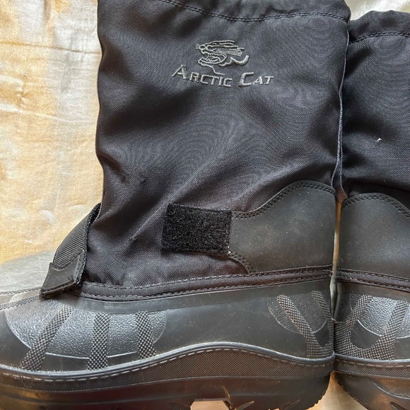 BOOTS, SNOWMOBILE, MID-CALF, ARCTIC CAT, SZ 9 MADE IN CANADA, WITH INSULATING - Picture 8 of 10